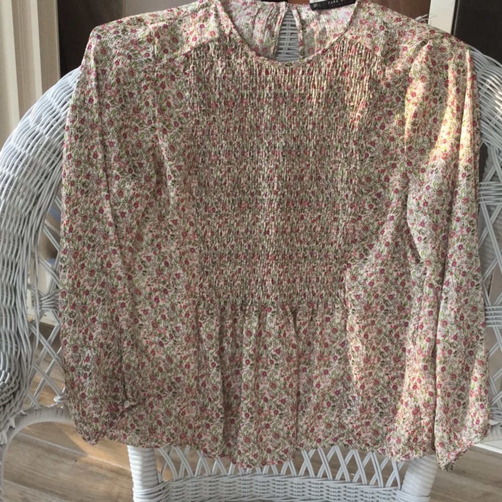 Zara Floral Blouse